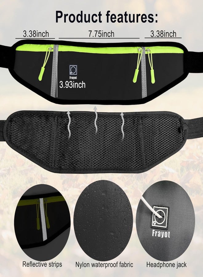 Frayot Hands Free Dog Leash with Zipper Pouch,Reflective Dual Handles Retractable Bungee Waist Leash for Small and Medium Dog Walking, Jogging (Black) - Image 3